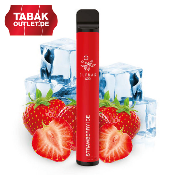 Elf Bar 600 - Einweg E-Zigarette - 22 Versch. Sorten (mit Banderole) mit Kindersicherung Elfbar