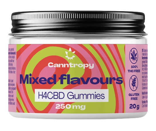 Canntropy H4CBD Fruit Gummies Flavour Mix (H4CBD, HHC)