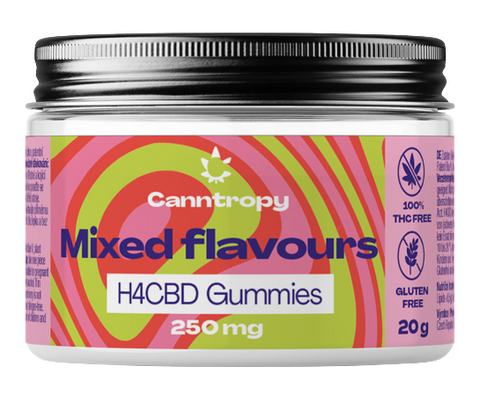 Canntropy H4CBD Fruit Gummies Flavour Mix (H4CBD, HHC)