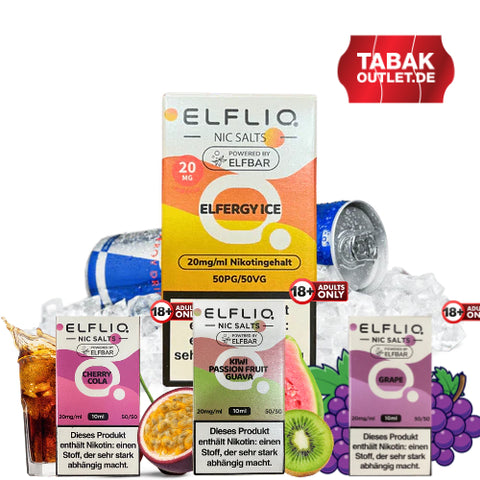 ELFLIQ NIC SALTS Liquid 20mg Nic - verschiedene Sorten
