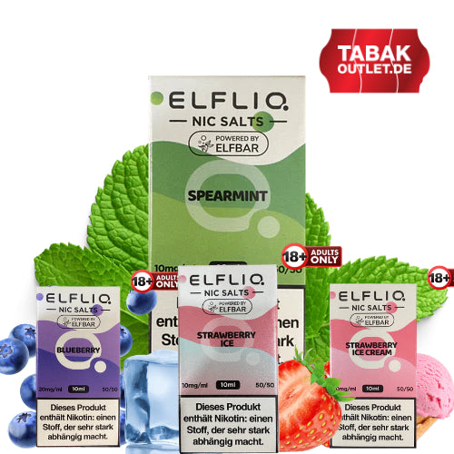 ELFLIQ NIC SALTS Liquid 10mg Nic - verschiedene Sorten
