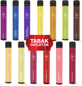 Elf Bar 600 - Einweg E-Zigarette - 22 Versch. Sorten (mit Banderole) mit Kindersicherung Elfbar | Tabakoutlet.de Elf Bar 600 - Einweg E-Zigarette - 22 Versch. Sorten (mit Banderole) mit Kindersicherung Elfbar | Tabakoutlet.de