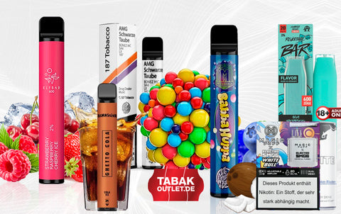 MYSTERY VAPE BOX - Einweg E-Zigarette - verschiedene Marken & Sorten