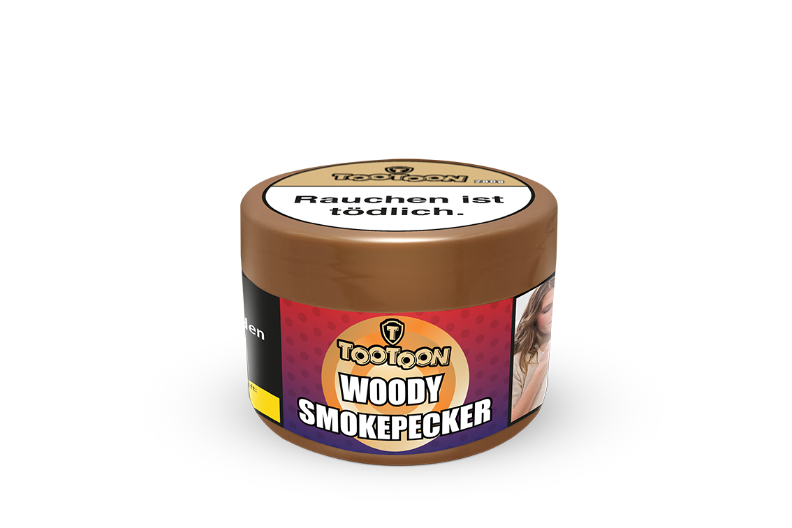 Tootoon Woody Smokepecker, Schwarze Traube, Zitrone 200g