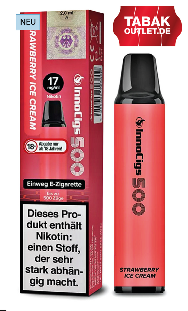 InnoCigs E-Shisha - 10 verschiedene Sorten mit Banderole | Tabakoutlet.de InnoCigs E-Shisha - 10 verschiedene Sorten mit Banderole | Tabakoutlet.de