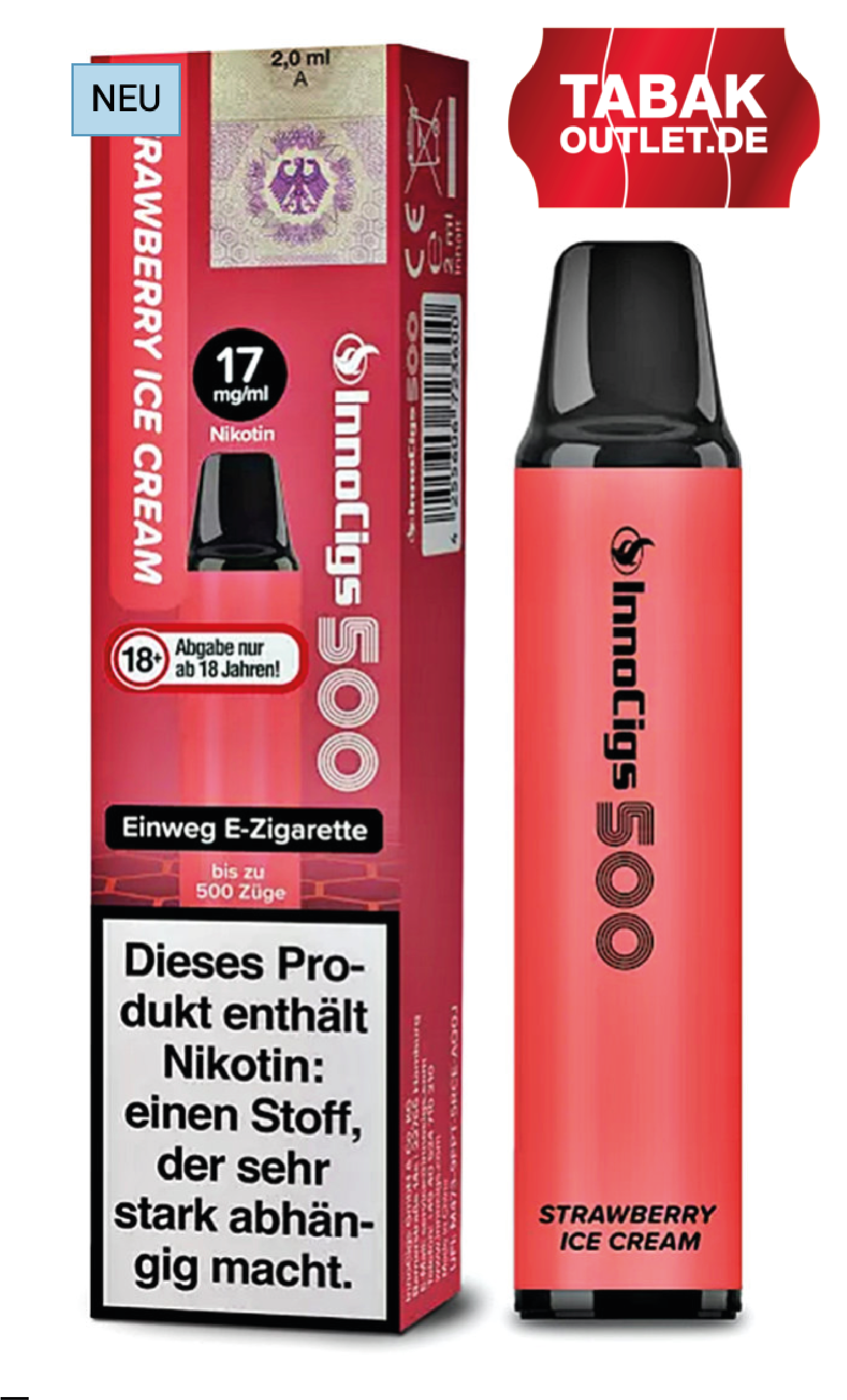 InnoCigs E-Shisha - 10 verschiedene Sorten mit Banderole | Tabakoutlet.de InnoCigs E-Shisha - 10 verschiedene Sorten mit Banderole | Tabakoutlet.de