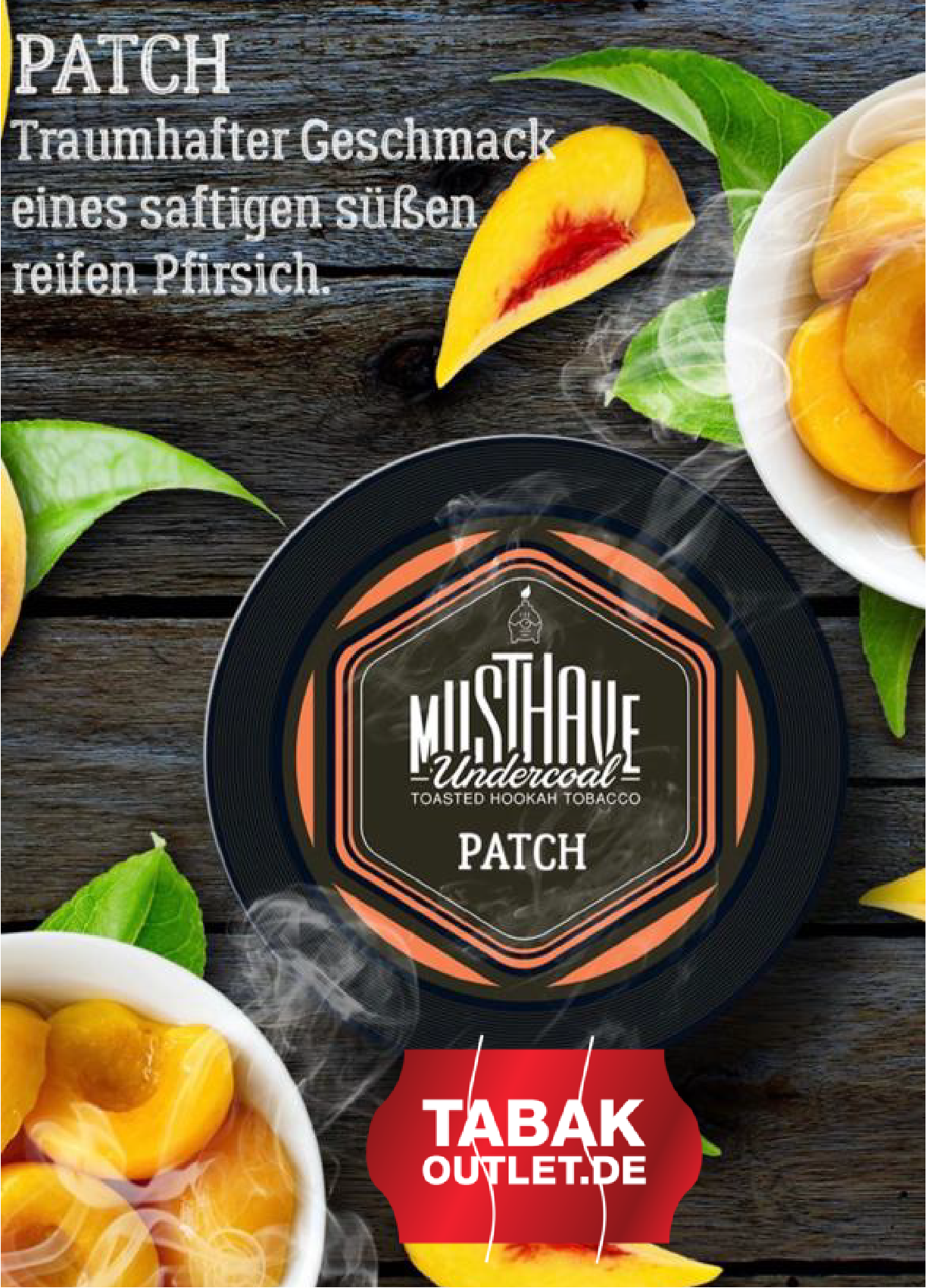 Musthave Patch - reifer Pfirsich 25g Dose
